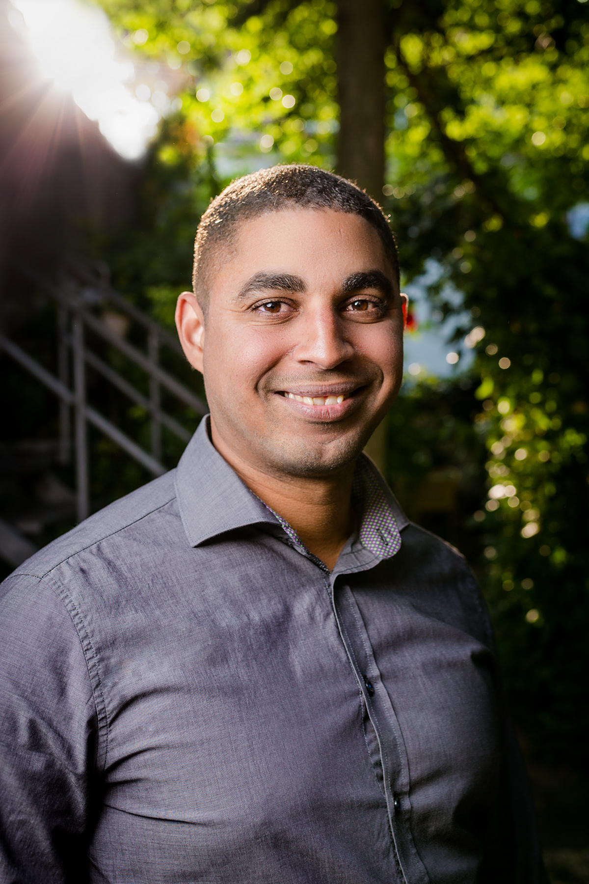 Delsol, Webdesigner, Portrait, Sun, Headshot; Hardlight